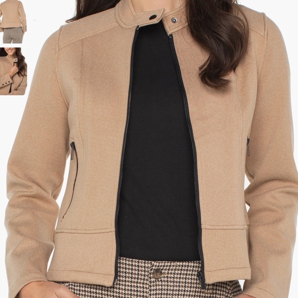 Liverpool NWT Biker Jacket - Camel Sz XL